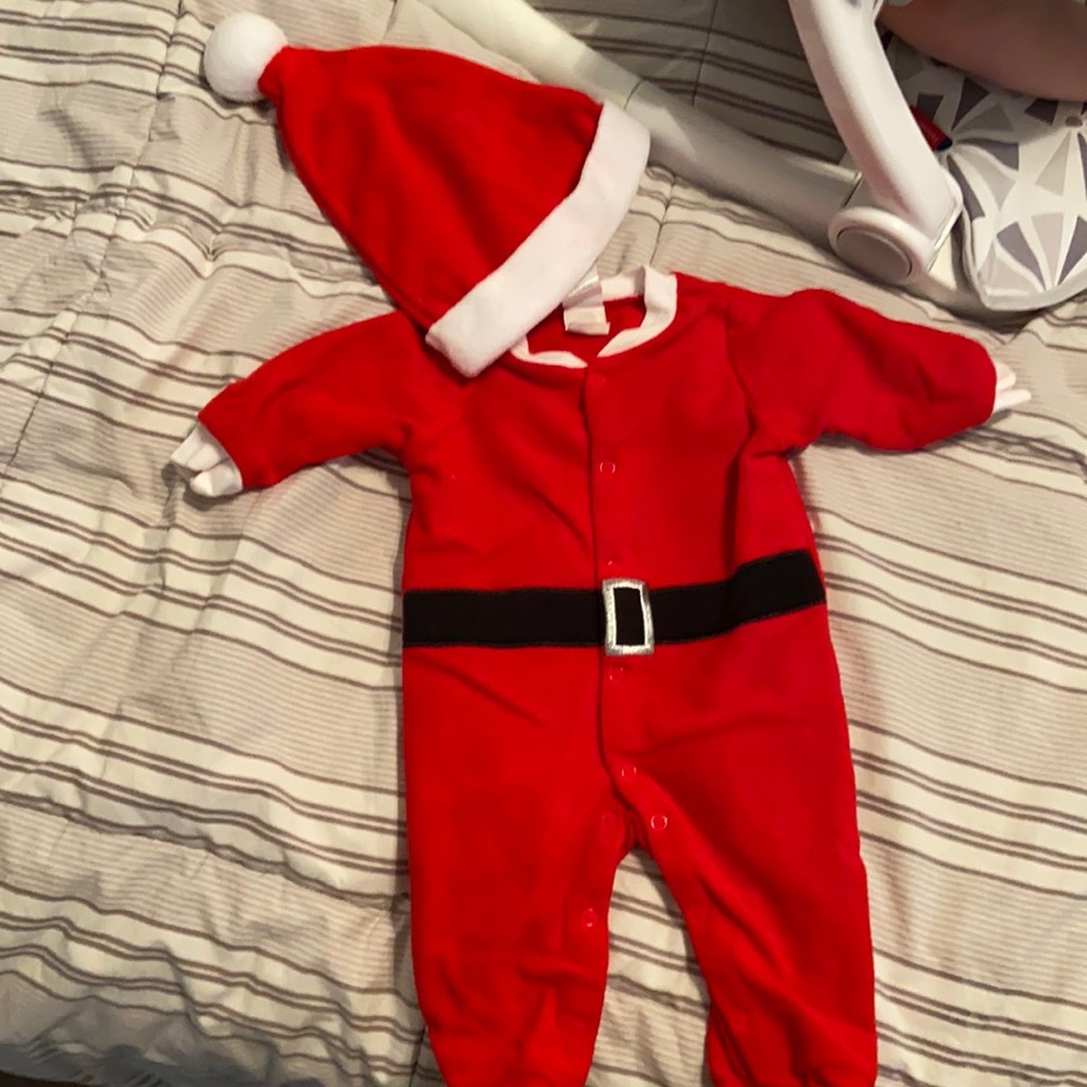 Santa outfit 3 months